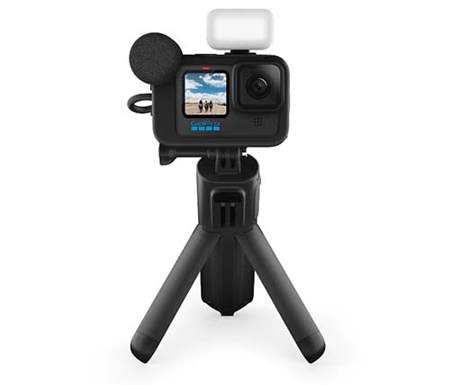 מצלמת אקסטרים GoPro HERO11 Black Creator Edition Bundle כוללת 2 מסכים