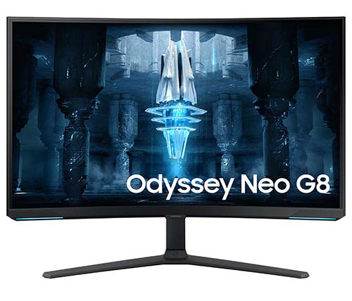 מסך גיימינג קעור 31.5 אינץ Samsung Odyssey Neo G8 S32BG850NM Mini LED 240Hz 4K