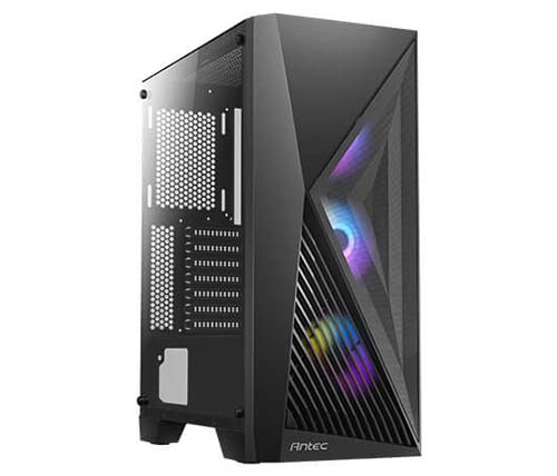 מארז מחשב Antec AX51 בצבע שחור כולל חלון צד