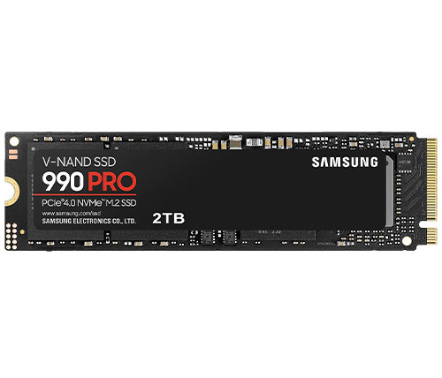 כונן Samsung 990 Pro MZ-V9P2T0BW PCle 4.0 NVMe M.2 2TB SSD
