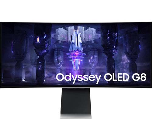 מסך מחשב גיימינג קעור Samsung Odyssey OLED G8 34.18" S34BG850SM Ultra-WQHD 0.1ms 175Hz 
