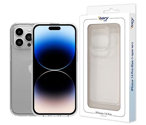 מגן לאייפון Iphone 14 Pro שקוף Ivory Mobile