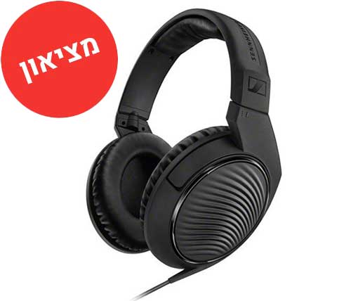 מציאון -אוזניות מוחדש Sennheiser HD 200 PRO בצבע שחור