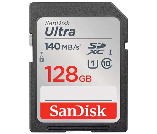כרטיס זיכרון SanDisk Ultra SDXC UHS-I - דגם SDSDUN4-128G - נפח 128GB