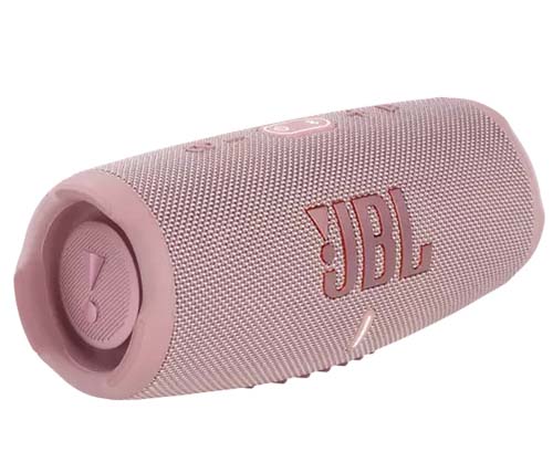 רמקול נייד JBL Charge 5 Bluetooth בצבע ורוד 