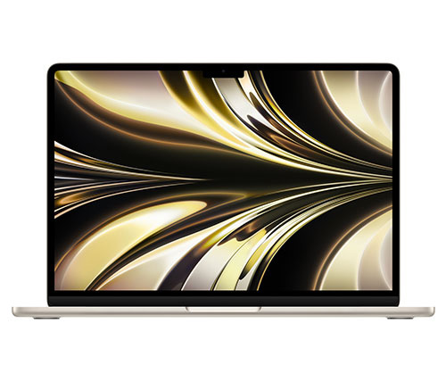 מחשב נייד "13.6 Apple MacBook Air 13 - 2022 Z15Y000R4 Apple M2 chip בצבע Starlight, כונן 256GB SSD, זכרון 16GB