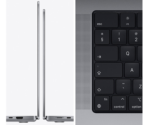 מחשב נייד Apple MacBook Pro 16,מעבד Apple M1 Max chip, כונן 512GB SSD, זכרון...