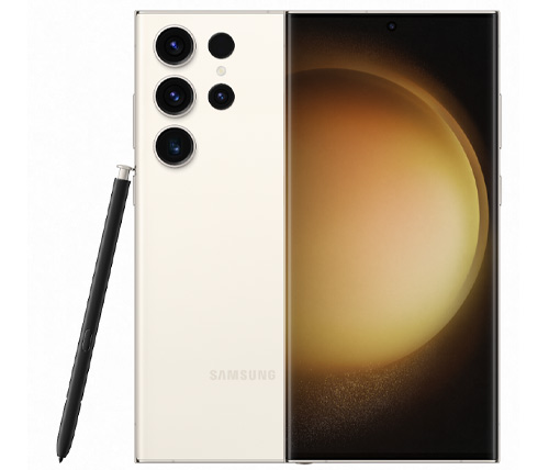 סמארטפון Samsung Galaxy S23 Ultra SM-S918 5G 256GB בצבע קרם