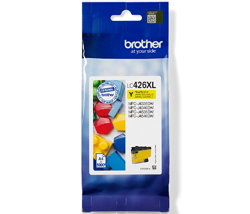 דיו למדפסת Brother מקורי דגם LC426XLY בצבע צהוב