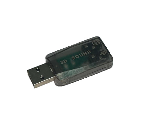מתאם אודיו USB-A זכר לנקבה PL 3.5 וכניסת מיקרופון