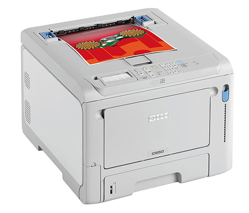 מדפסת לייזר צבעונית OKI דגם C650 A4