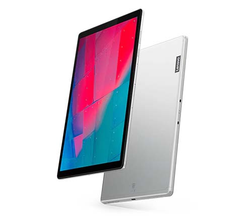 טאבלט כולל כיסוי Folio ומגן מסך Lenovo Tab M10 HD (2nd Gen) TB-X306X ZA6V0027IL 10.1" 64G Wi-FI+LTE בצבע Platinum Grey