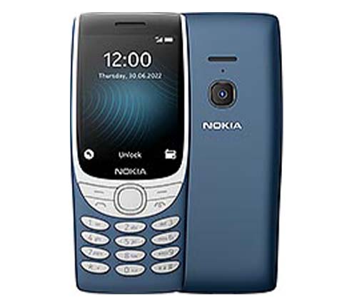 טלפון סלולרי Nokia 8210 DS 4G בצבע כחול כולל תמיכה בזיכרון עד 32GB