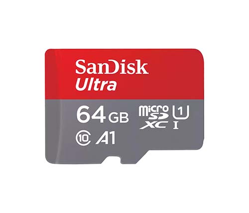 כרטיס זכרון SanDisk Ultra Micro SDXC-I SDSQUAC-064G - בנפח 64GB