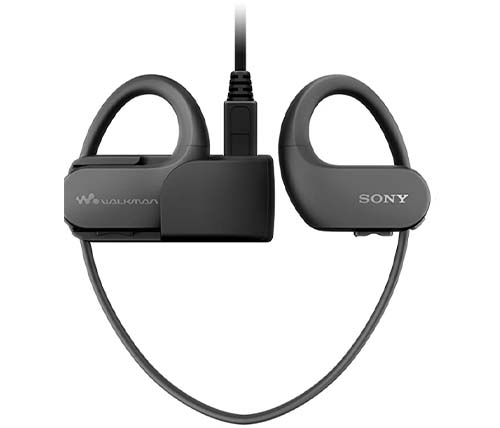 נגן MP3 עם אוזניות לשחייה וספורט Sony WS410 Walkman WS Series - צבע שחור 