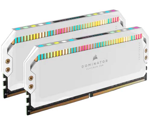 זכרון למחשב Corsair Dominator Platinum RGB 5600MHz CMT32GX5M2B5600C36W 2x16GB C36 DDR5