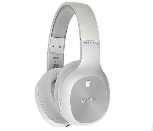 אוזניות אלחוטיות Edifier EDIW800W Plus עם מיקרופון Bluetooth בצבע לבן