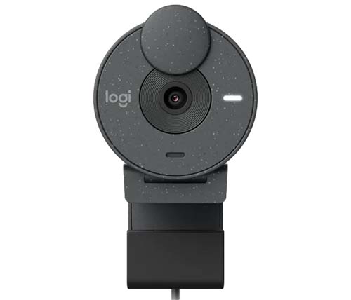 מצלמת רשת Logitech BRIO 300 Webcam Full HD 1080p כולל מיקרופון מובנה