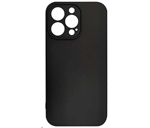 כיסוי סיליקון אחורי שחור Ivory Mobile לטלפון iPhone 14 Pro Max 