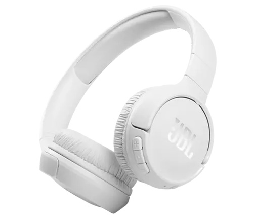 אוזניות אלחוטיות JBL 510BT עם מיקרופון Bluetooth בצבע לבן 