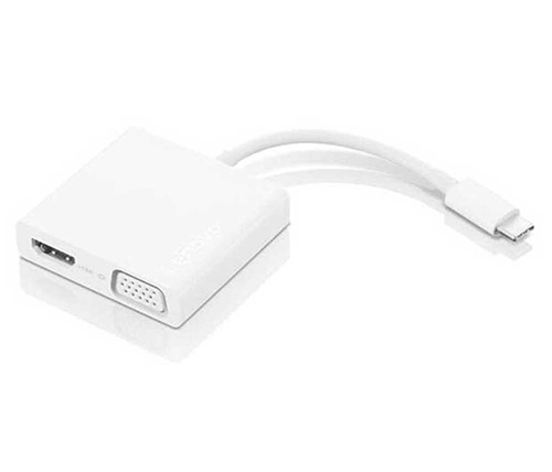 מתאם ומפצל USB Type-C ל- LENOVO 3 IN 1 HUB USB-A+HDMI+VGA 