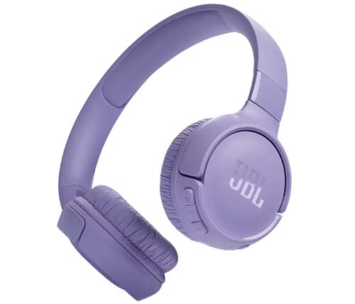 אוזניות אלחוטיות JBL TUNE 520BT Bluetooth עם מיקרופון בצבע סגול