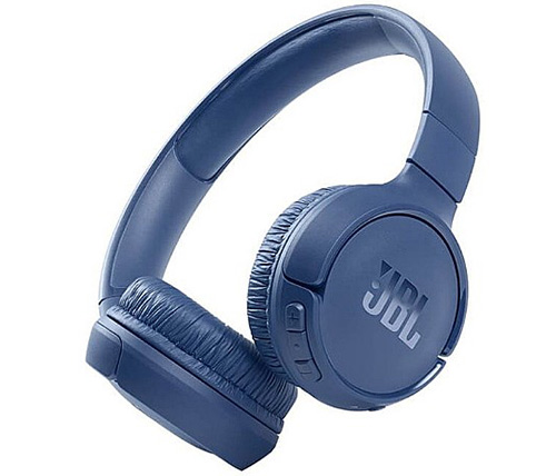 אוזניות אלחוטיות JBL 570BT עם מיקרופון Bluetooth בצבע כחול