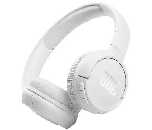 אוזניות אלחוטיות JBL 570BT עם מיקרופון Bluetooth בצבע לבן  