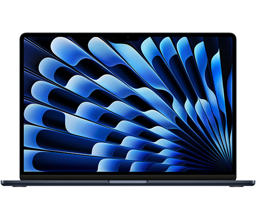 מחשב נייד "15.3 Apple MacBook Air 15 - 2023 MQKW3HB/A Apple M2 chip בצבע Midnight, כונן 256GB SSD, זכרון 8GB