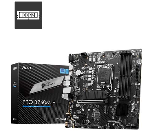 מציאון - לוח אם MSI Pro B760M-P 1700 mATX DDR5 - מוחדש 