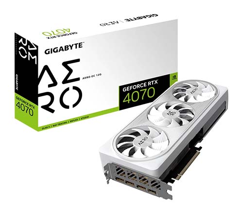 כרטיס מסך Gigabyte GeForce RTX 4070 Aero OC 12GB GDDR6X