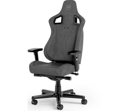 כיסא גיימינג Noblechairs EPIC Compact Carbon בצבע אפור וקרבון - משלוח חינם