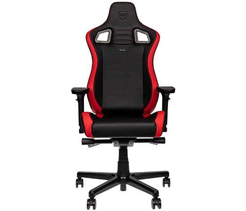 כיסא גיימינג Noblechairs EPIC COMPACT  בצבע שחור אדום וקרבון - משלוח חינם