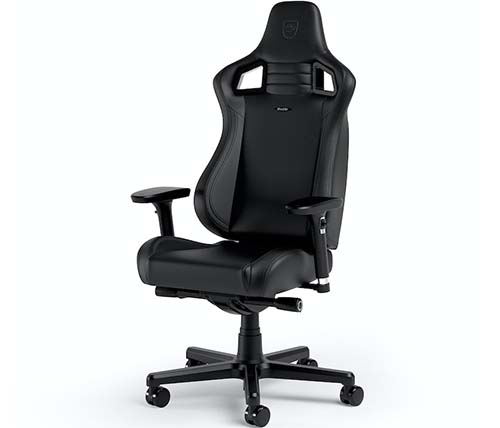 כיסא גיימינג Noblechairs EPIC COMPACT  בצבע שחור וקרבון - משלוח חינם