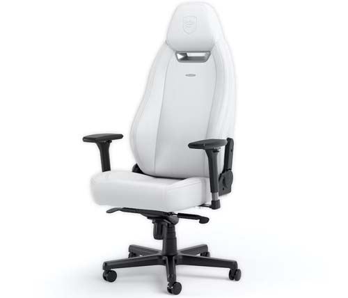 כיסא גיימינג Noblechairs Legend White Edition בצבע לבן - משלוח חינם