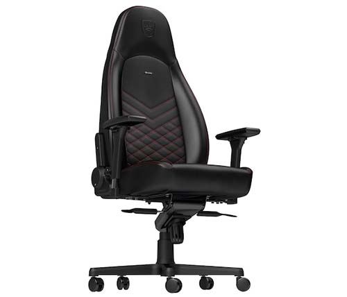 כיסא גיימינג Noblechairs Icon בצבע שחור ואדום - משלוח חינם