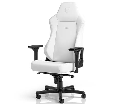 כיסא גיימינג Noblechairs HERO WHITE EDITION בצבע לבן - משלוח חינם