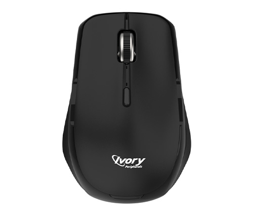 עכבר אלחוטי 2.4GHZ Ivory Peripherals M21 בצבע שחור