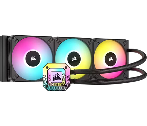 קירור נוזלי למעבד Corsair iCUE H150i Elite Capellix XT 360mm בצבע שחור