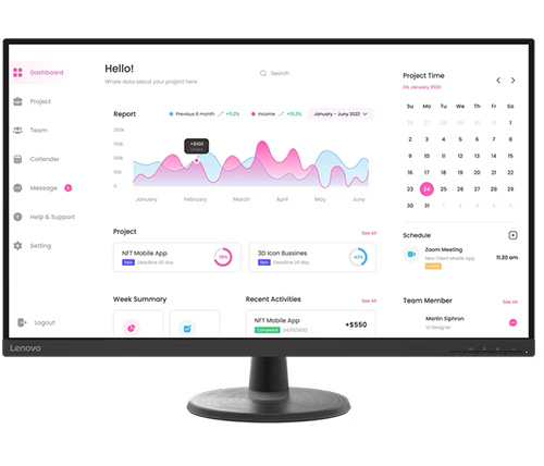 מסך מחשב 31.5 אינץ Lenovo D32-40