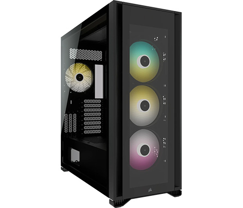 מארז מחשב Corsair iCUE 7000X RGB Tempered Glass Full-Tower ATX PC Case - Black בצבע שחור