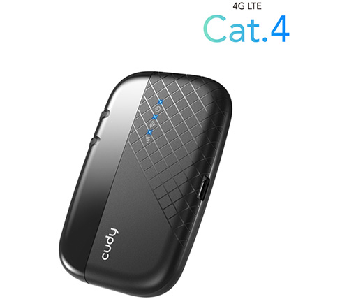 ראוטר סלולרי נייד Cudy MF4 4G LTE Mobile Wi-Fi 4 + סוללה ניידת