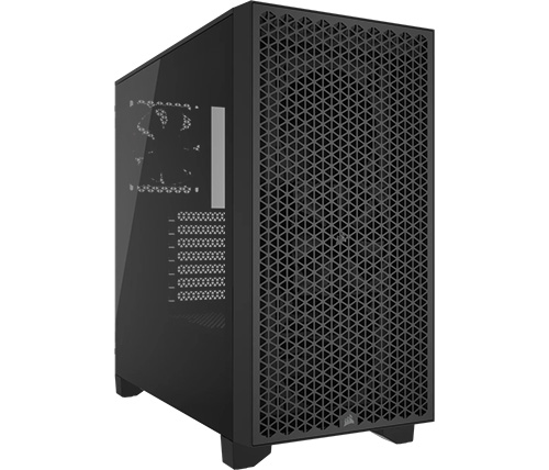 מארז מחשב Corsair 3000D Airflow Mid-Tower PC Case בצבע שחור