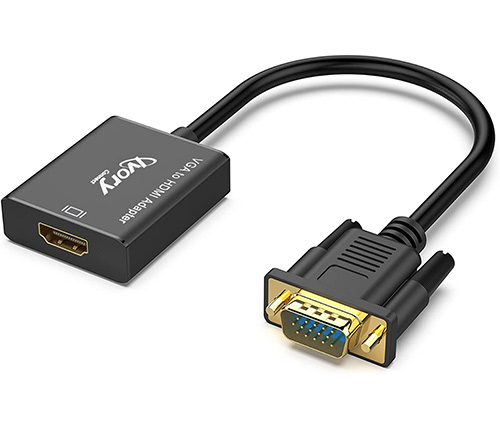 מתאם VGA ל- HDMI עם סאונד Ivory Connect