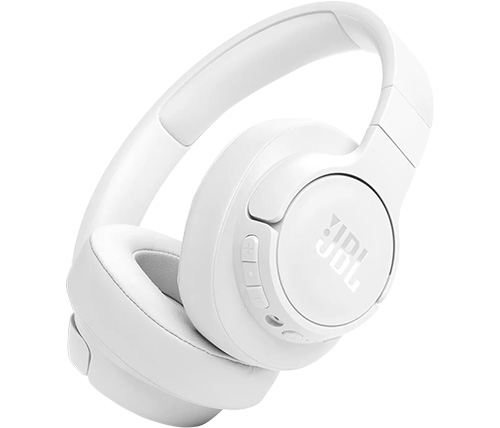 אוזניות קשת אלחוטיות JBL Tune 770NC Bluetooth בצבע לבן