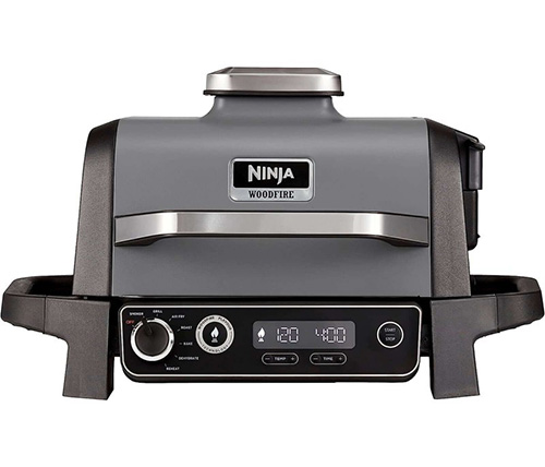 גריל נינג'ה מנגל חשמלי ומעשנת דגם Ninja Woodfire OG701