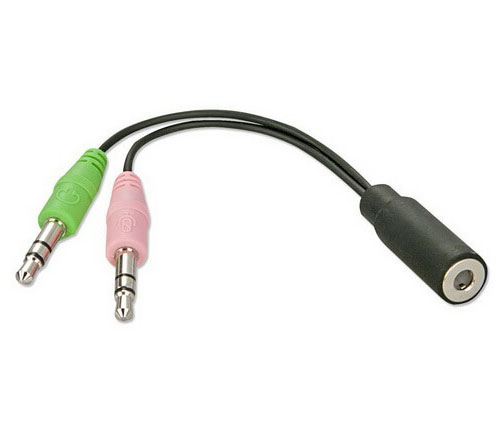 מפצל אודיו PL3.5 נקבה ל- PL3.5x2 זכר ARCNET