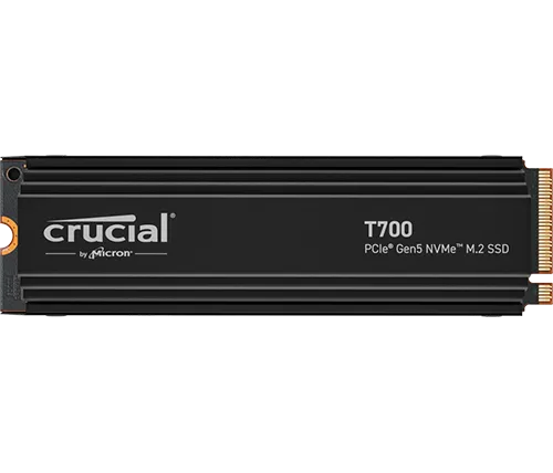 כונן Crucial T700 2TB PCIe Gen5 NVMe M.2 2280 SSD דגם CT2000T700SSD5 כולל גוף קירור