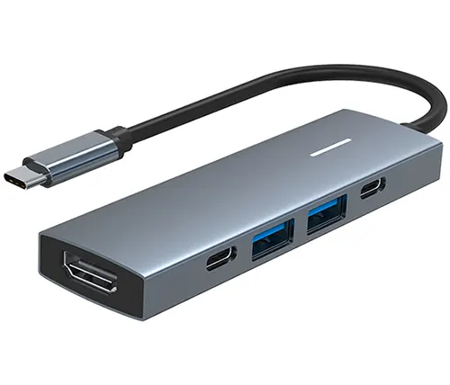 מתאם ומפצל Ivory Connect מחיבור USB Type-C לחיבורי HDMI + USB Type-C + USB...