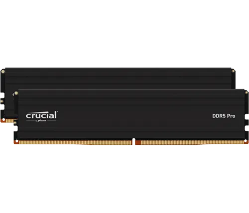 זכרון למחשב Crucial Pro DDR5 5600MHz 2x16GB CP2K16G56C46U5 UDIMM